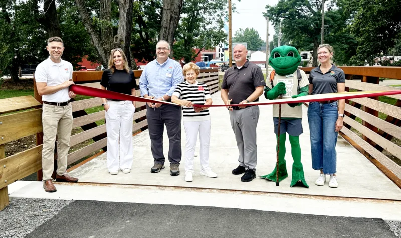 Village of Minerva and Stark Parks dedicate bridge, advance trail connection project